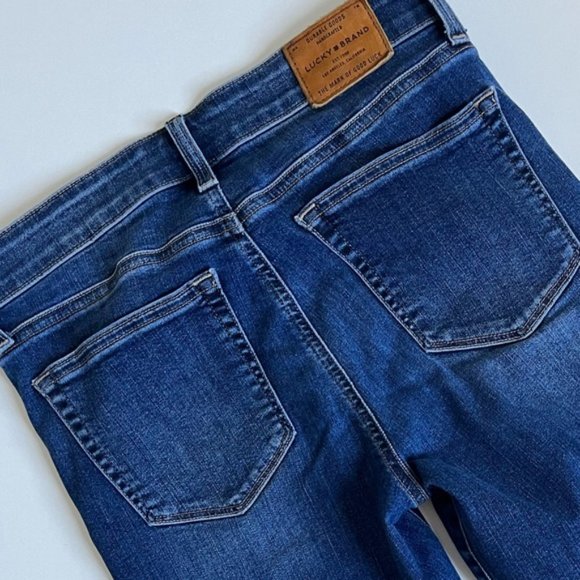 Lucky Brand Ava Super Skinny High Rise Denim Size 4/27 Stretch Medium Wash - Picture 10 of 12